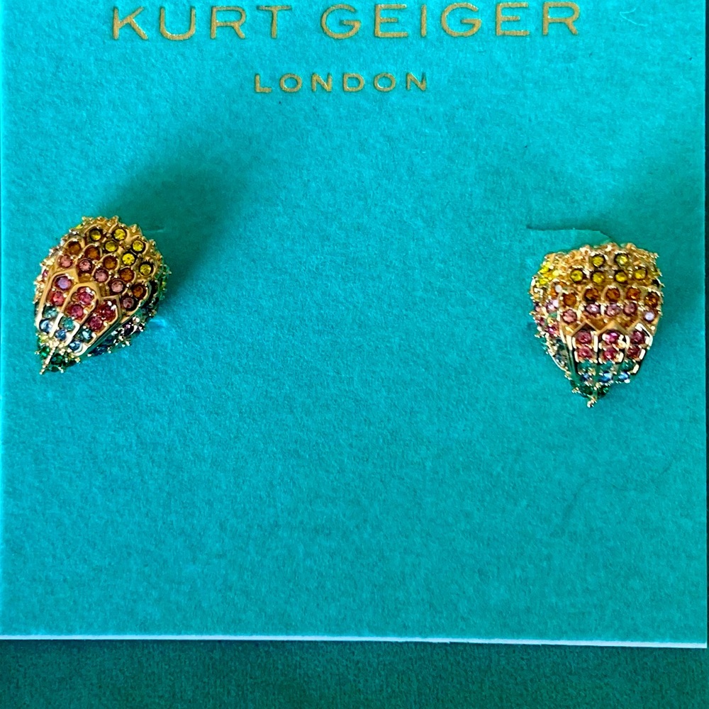 Kurt Geiger London eagle head earrings
